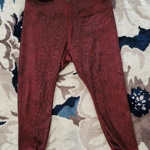 Nike 1X Garnet Snake Print Front zipper